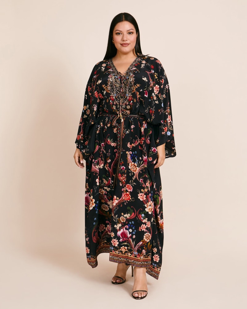 Camilla split sale front kaftan styling